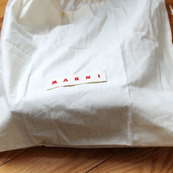 BNWT AW22 MARNI LOGO PRINTED TRUNK BAG - Picture 4 of 6